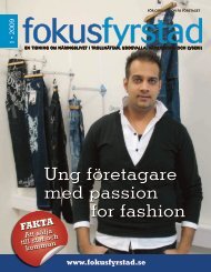 Ung företagare med passion for fashion - Fokus Väst