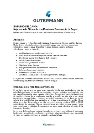 Descargar el Estudio de Caso en PDF - GUTERMANN