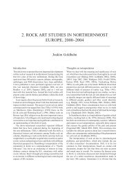 rock art studies in northernmost europe, 2000 - Joakim Goldhahn