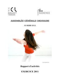 Rapport d'activité 2011 - trois CL