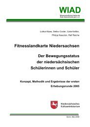 Abschlussbericht (ca. 1,4 MB) - Fitness Landkarte Niedersachsen