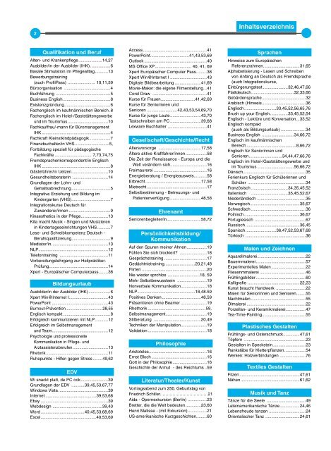 Liebe Bürgerinnen und Bürger! - Kreisvolkshochschule Uelzen ...