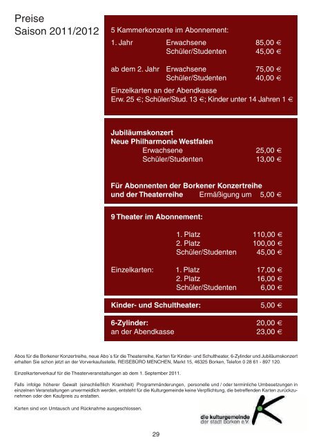 wir feiern geburtstag wirtschaft und kultur hand in hand - Stadt Borken