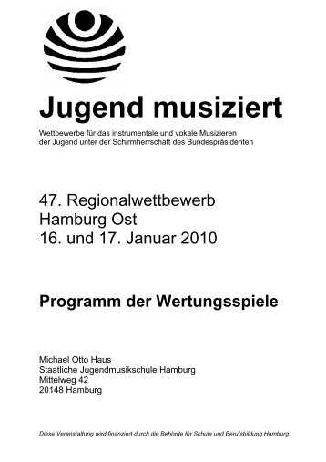 2010 Ost - Jugend musiziert: Jugend musiziert