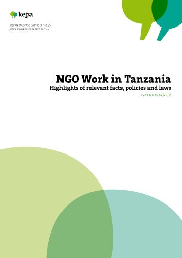 NGO Work in Tanzania - Kepa