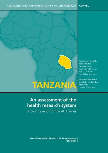 Tanzania: An assessment of the Health Research System