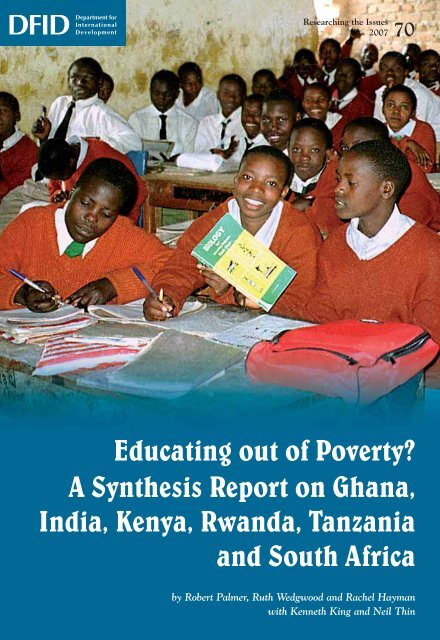 Educating out of Poverty? A Synthesis Report on Ghana, India ... - DfID