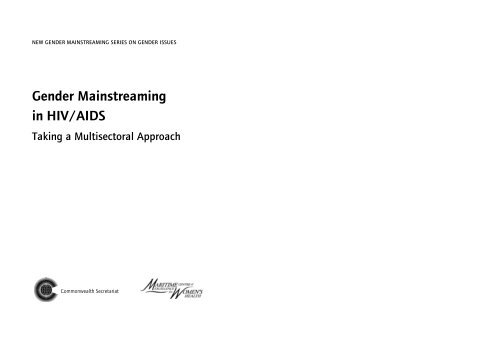 Gender Mainstreaming in HIV/AIDS - Commonwealth Secretariat