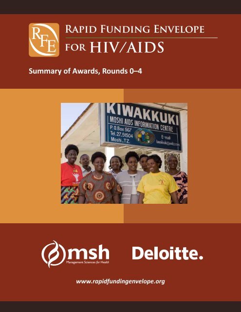 for HIV/AIDS - Rapid Funding Envelope