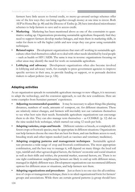 cases from tanzania - Sustainet