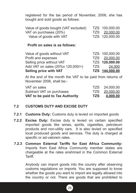 Contents - Tanzania Revenue Authority