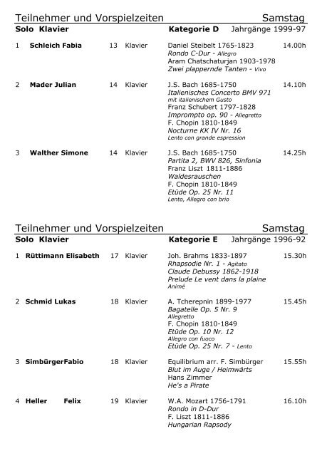 MWT Programm Frauenfeld 2012