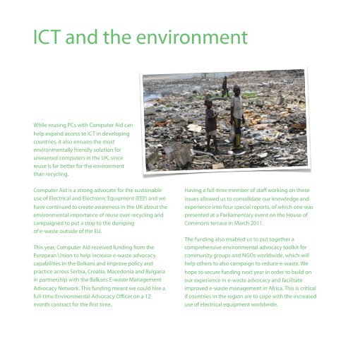 Annual Report - Computer Aid International