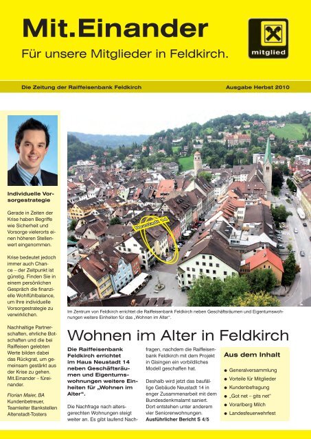 Mit.Einander - Raiffeisenbank Feldkirch