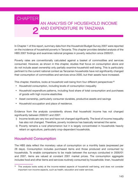 Poverty and Human Development Report 2009 - UNDP in Tanzania