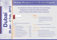 Get a Diploma with the certification from the Strategy ... - tantum