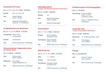 Programm April 2012