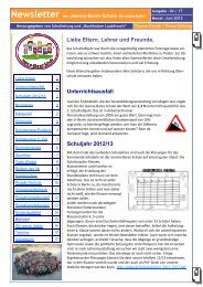 Newsletter 17 (pdf) - Jeanne-Barez-Schule