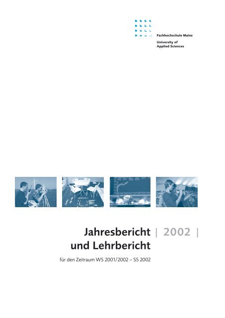 02 Jahresbericht Und Lehrbericht Fachhochschule Mainz