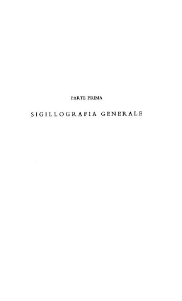 Storia della sigillografia - Istituto Centrale per gli Archivi