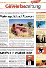 Schweizerische Gewerbezeitung - Die Zeitung für KMU | Ausgabe ...
