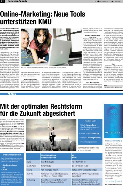 Schweizerische Gewerbezeitung - Die Zeitung für KMU | Ausgabe ...