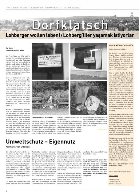 •°MITTENDRIN - Dinslaken-Lohberg