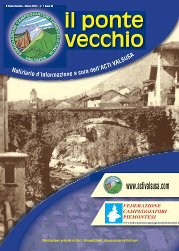 Numero 1 anno 2012 - Benvenuto in ACTI Valsusa