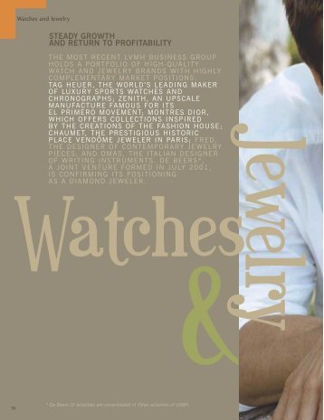Watches and Jewelry (PDF-436 ko) - LVMH