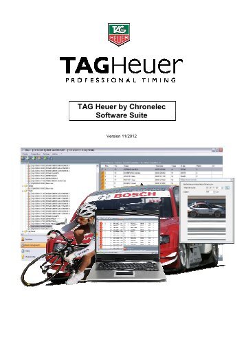 TAG Heuer by Chronelec Software Suite - Event Timing