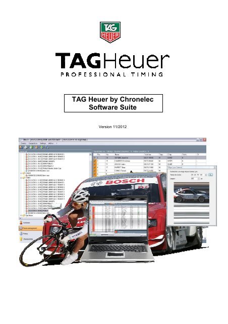 TAG Heuer by Chronelec Software Suite - Event Timing