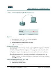 Router Interface Summary