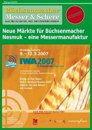 Neue Märkte für Büchsenmacher Nesmuk - Dr. Johannes Fiala