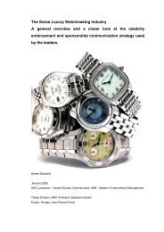 101 The Swiss Luxury Watchmaking Industry - Minus4Plus6.com