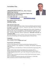 Ahmad RAMAZANI S.A., Ph.D., Polymer - Sina.sharif.edu