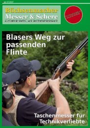 Blasers Weg zur passenden Flinte - Dr. Johannes Fiala