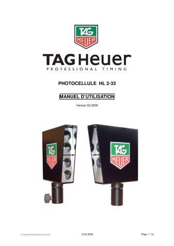 tag heuer timing systems tagheuer timing com user s manual tag heuer ... tag heuer timing systems tagheuer timing com user s manual tag heuer ...