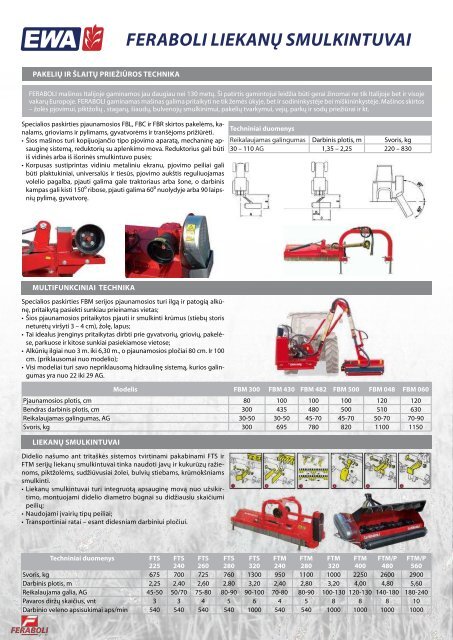 KATALOGAS 2011 - East | West | Agro