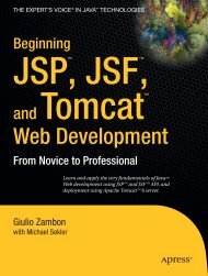 Beginning Jsp Jsf And Tomcat Web Development From