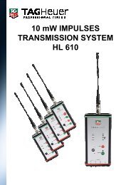 10 mW IMPULSES TRANSMISSION SYSTEM HL 610 - TAG Heuer ...