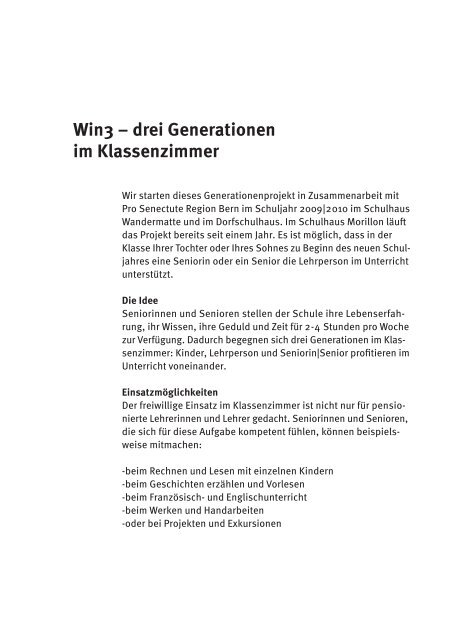 2 Schulleitung der Schule Wabern 6 Editorial 8 ... - Schulen Wabern