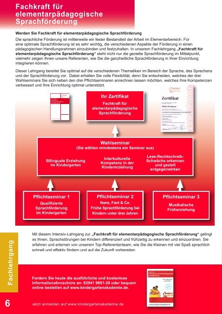 Seminare 2012 für Erzieherinnen und Erzieher - Akademie für ...