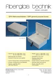 GFK-Mehrzweckkästen / GRP general purpose boxes - Fiberglas ...