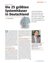 Die 25 größten Systemhäuser in Deutschland - ChannelPartner.de