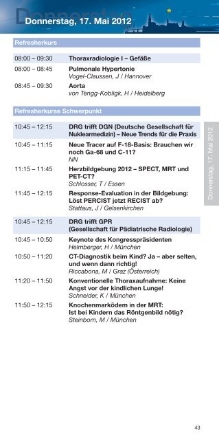 gegensätze verbinden - Deutscher Röntgenkongress · Willkommen