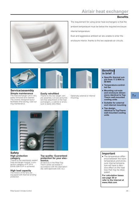 Rittal SK – System Climate Control