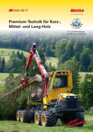 Premium-Technik für Kurz-, Mittel- und Lang-Holz - Welte