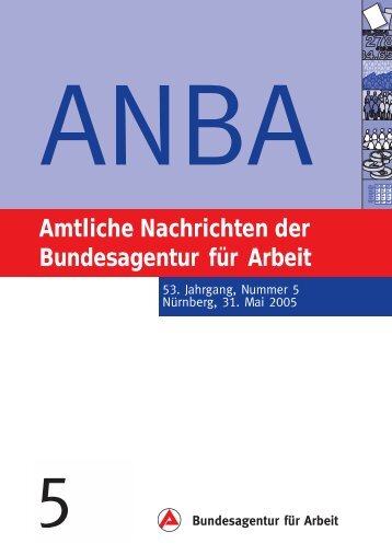 Amtliche Nachrichten der Bundesagentur für Arbeit - Statistik der ...