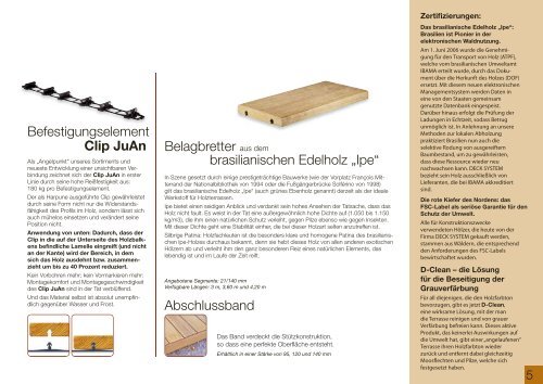 Holzterrasse als Bausatz