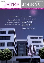 STEP-Journal 2007 (Page 2 - 3) - STEP - Stuttgarter Engineering ...